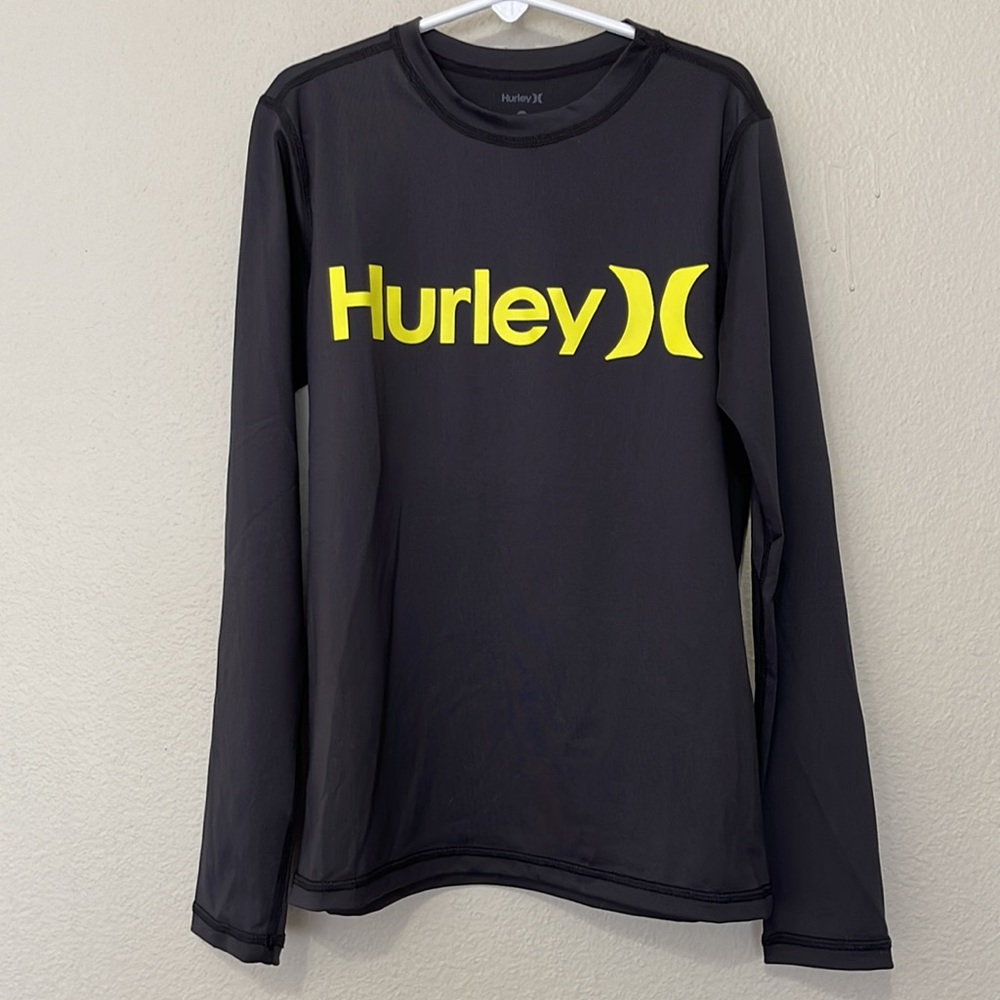 HURLEY BOYS RASH GUARD SURF SHIRT - Picture 2 of 5